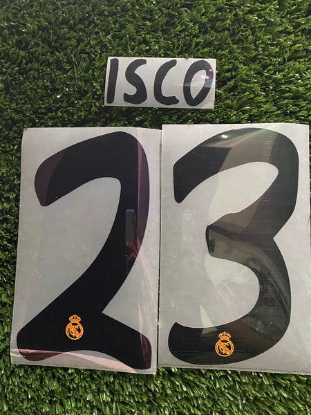2013 - 2014 Real Madrid Set Name Isco 23 SportingiD Home Kit