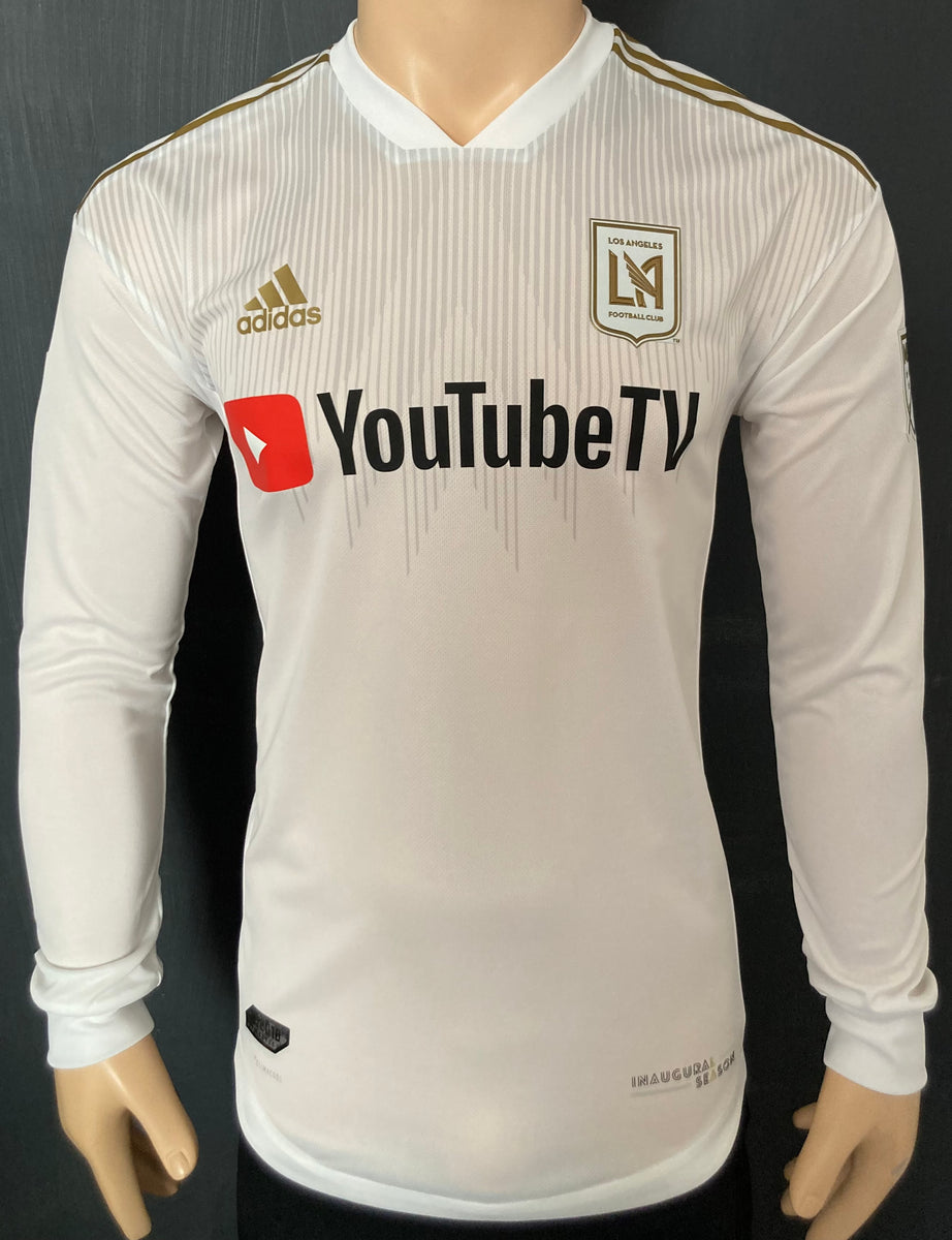 2018 Los Angeles FC LAFC Long Sleeve Away Shirt MLS Player Issue BNWT maskjerseys