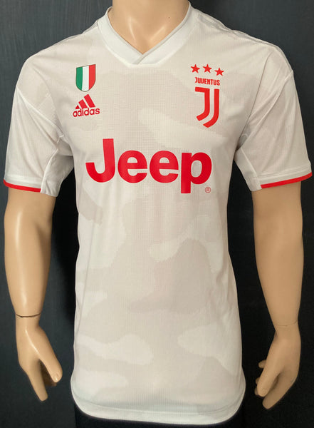 2019-2020 Juventus Player Issue Away Shirt Scudetto Pre Owned Size M