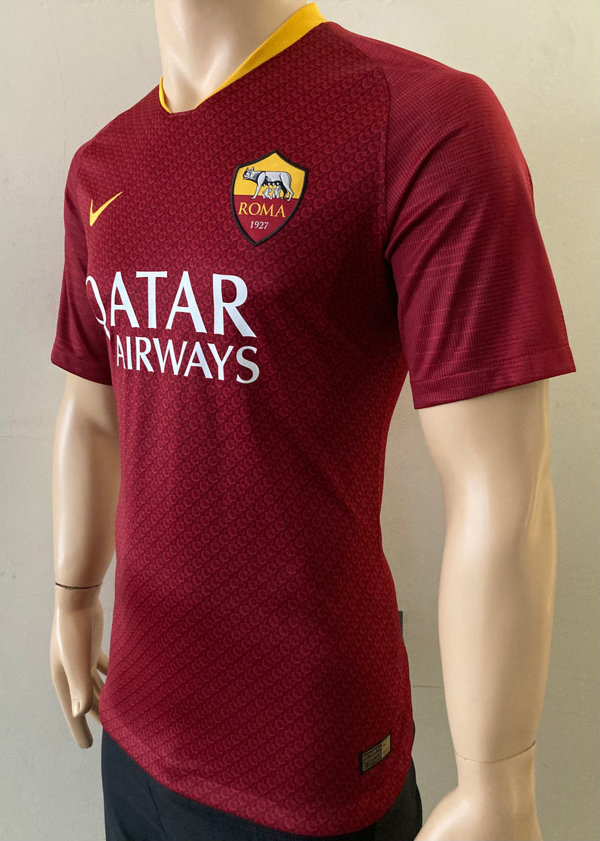 2018-2019 AS Roma Home Shirt Kluivert Kitroom Player Issue Pre
