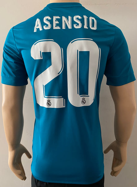 2017 2018 Real Madrid Adidas Climacool Third Shirt  ASENSIO 20   Super Cup Size M