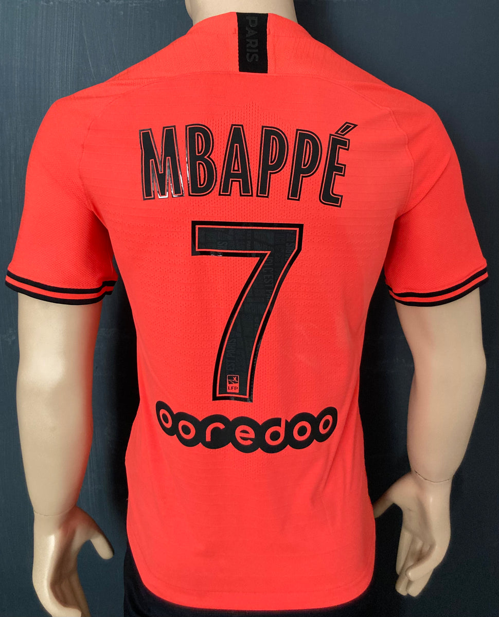Maillot PSG Third 2021-2022 Player Issue - Nike Noir Taille S - Mbappé / Messi ?