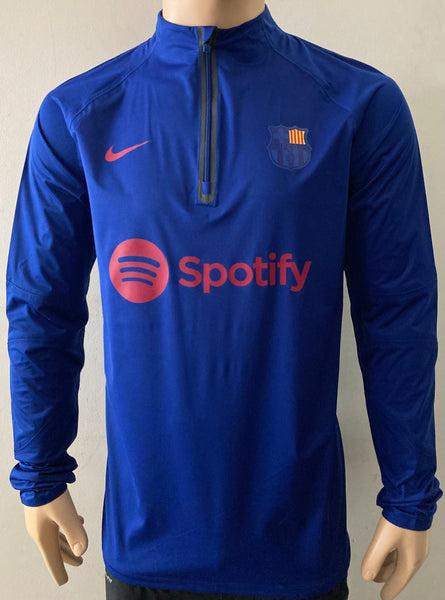 2022-2023 FC Barcelona Waterproof Training Top Kitroom Player Issue Mint Condition Multiple Sizes