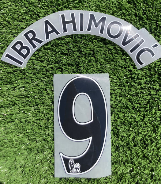 2016-2017 Ibrahimović 9 Manchester United Third Kit Name set and Number Premier League Sporting iD Adult Size