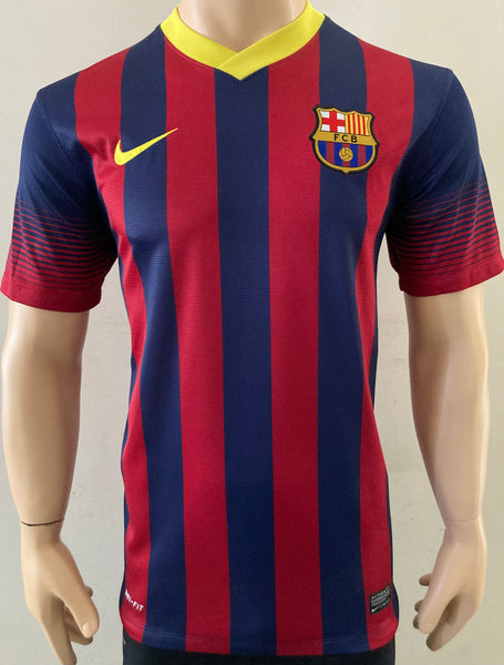 2013-2014 Barcelona Home Shirt Special Edition Without sponsors Used SIze M