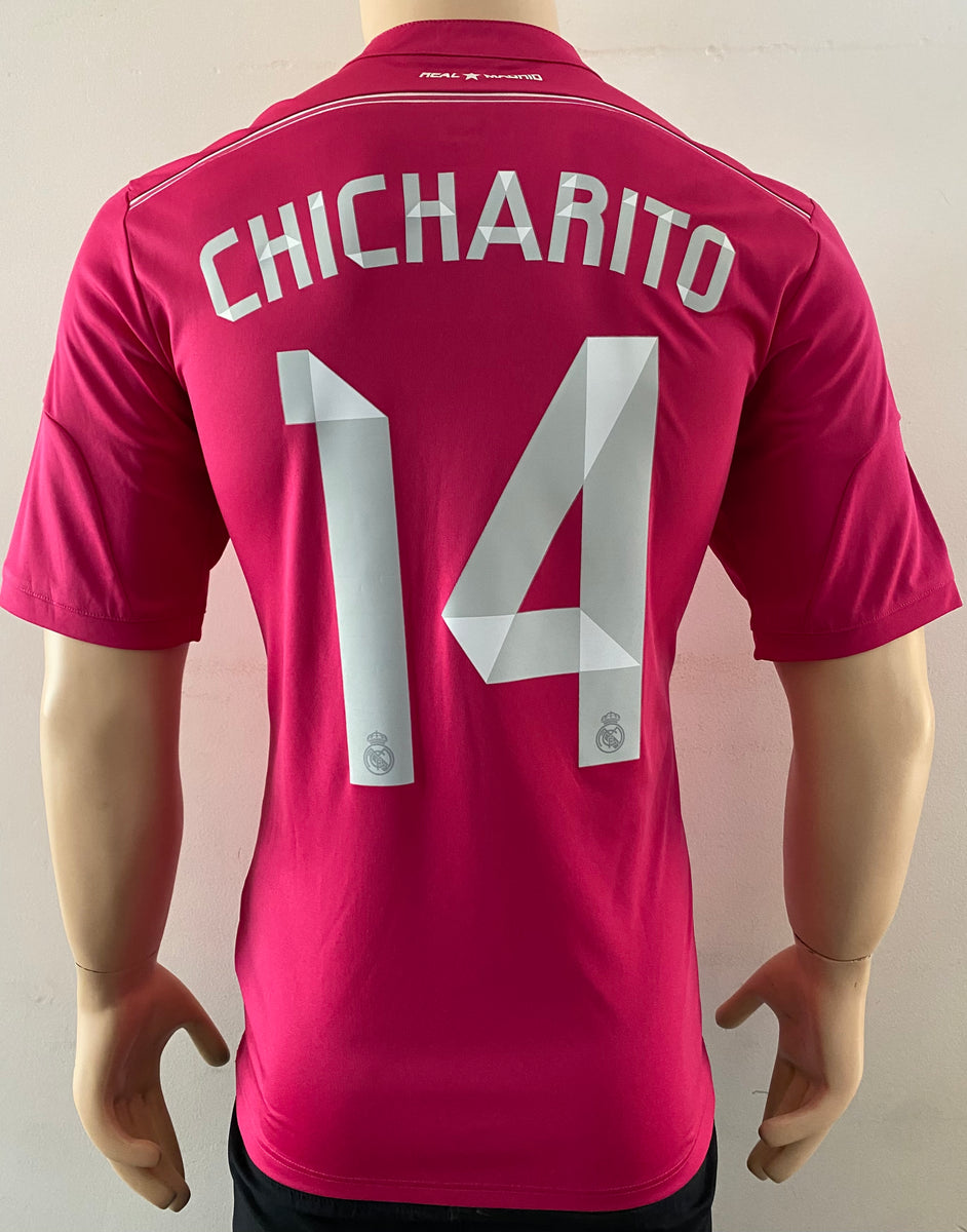 Real Madrid Chicharito #14 Javier Hernández Soccer Jersey 2014 2015 Shirt  SZ 56