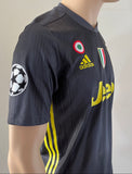 2018 - 2019 Juventus Third Shirt Ronaldo 7 Champions Player Issue Kitroom NWT Size 6