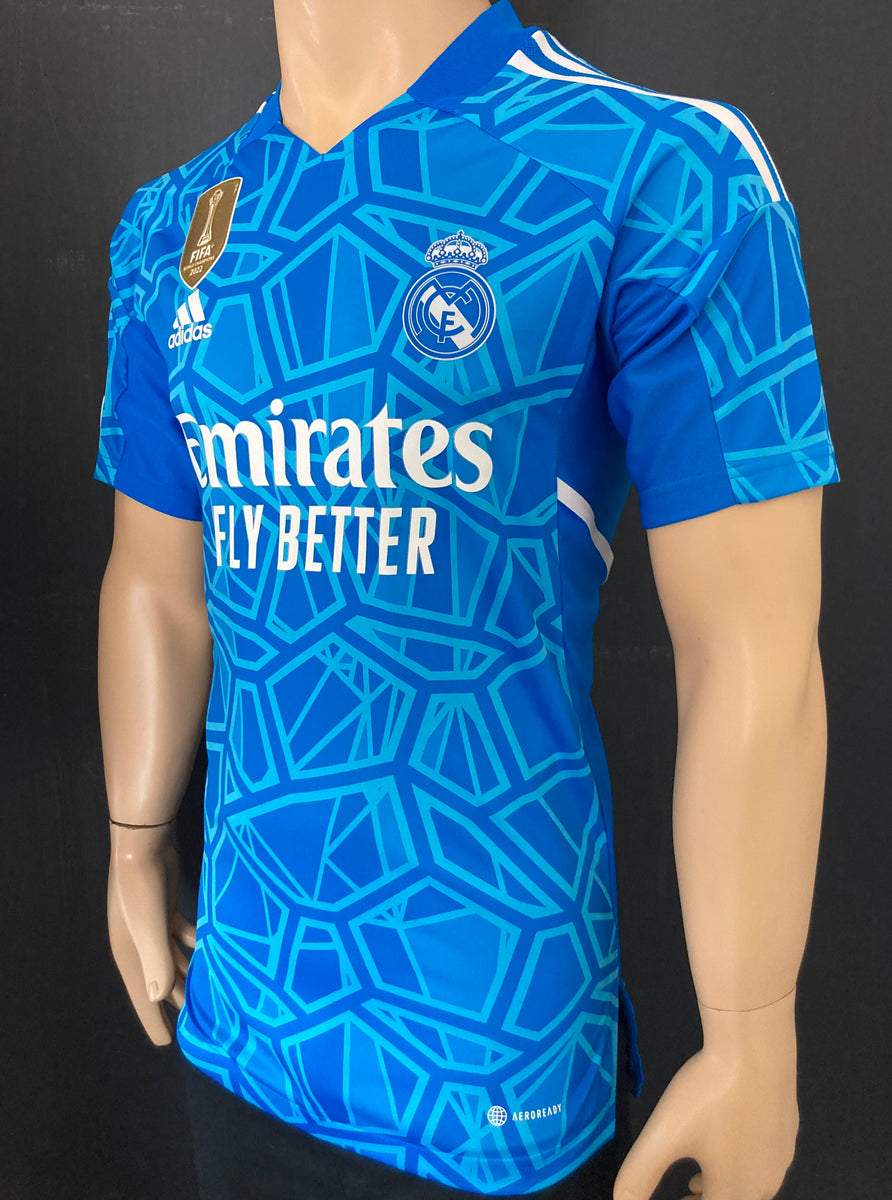 2023 Real Madrid Courtois Goalkeeper Shirt Champions League Adult