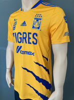 2021-2022 Adidas Tigres UANL Home Shirt Thauvin Liga MX Aeroready