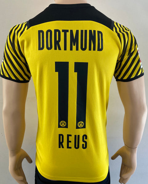 2021-2022 Puma Borussia Dortmund Home Shirt Marco Reus Bundesliga DryCell BNWT
