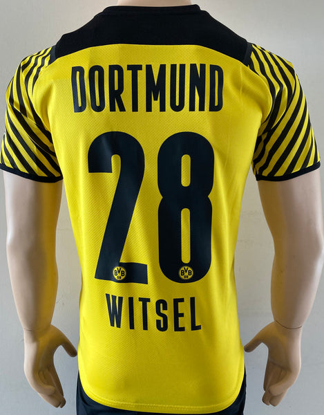 2021 2022 Borussia Dortmund home shirt DANKE Witsel special edition Vs Leipzig thank you size M