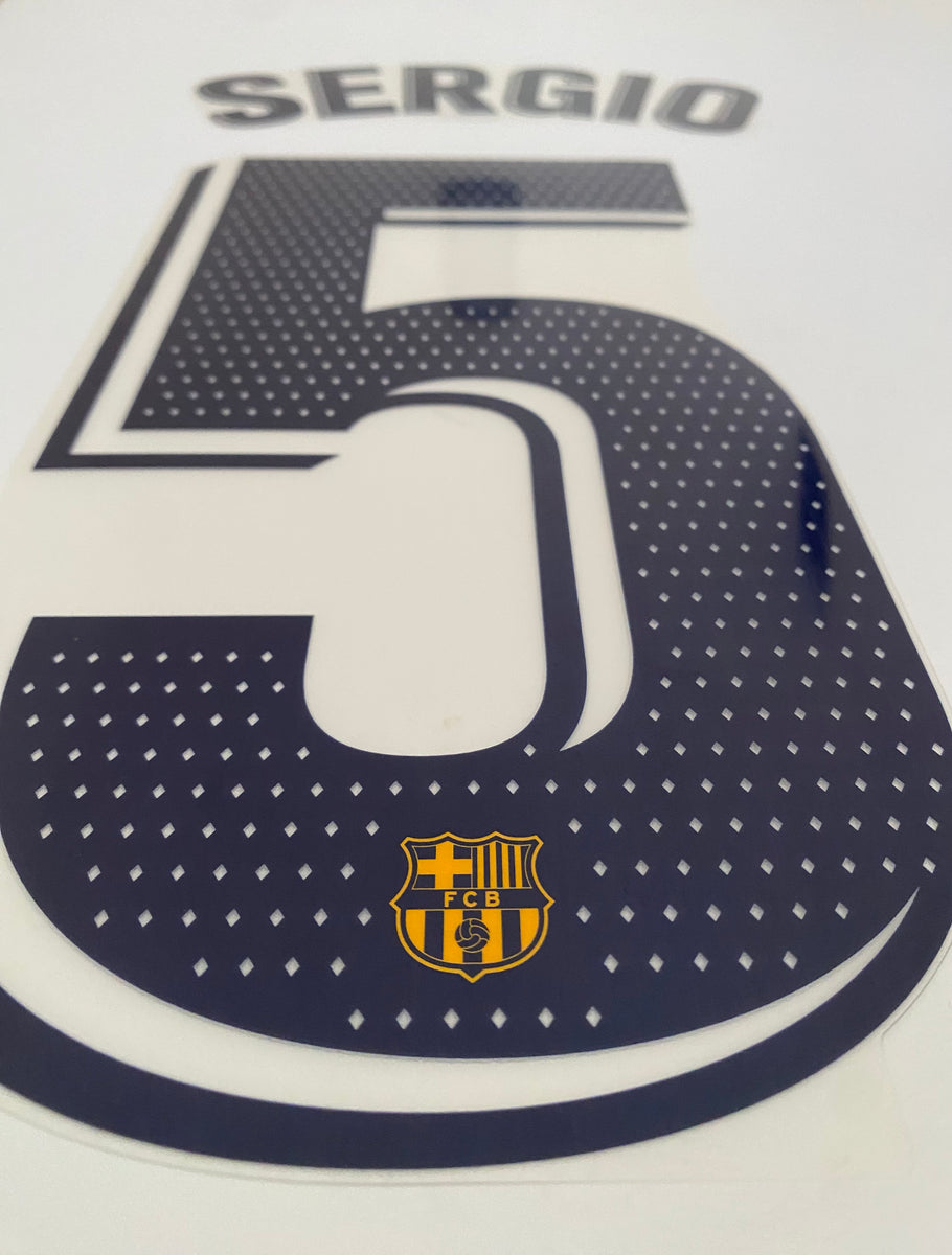 2019 2020 2022 2023 Sergio Busquets Name Set Barcelona fourth player i –  maskjerseys