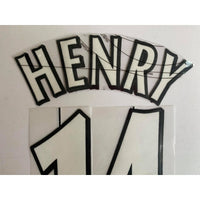 Número Henry Arsenal 1997-07 Sporting Id Local Premier Flock