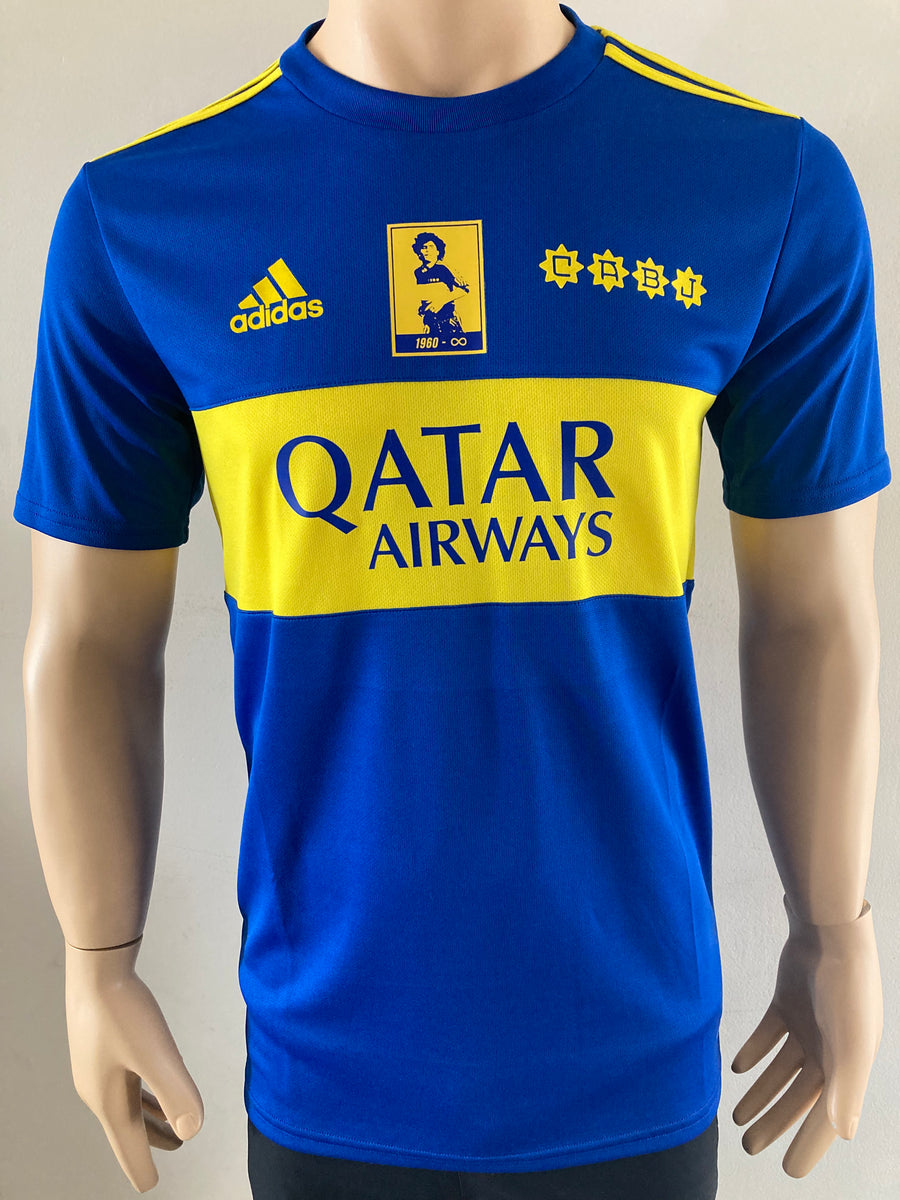 2021 2022 Boca Juniors Home Retro Shirt Maradona Special Edition BNWT