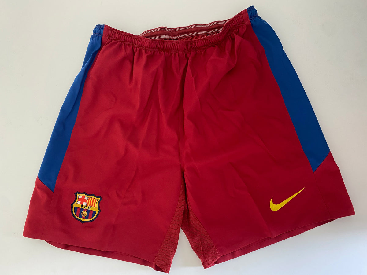 Pantalon Corto Shorts Barcelona 2010 11 Local Version jugador utileria Player issue kitroom