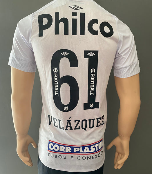 Jersey Umbro Santos FC 2021 Home/Local Velázquez Player Issue