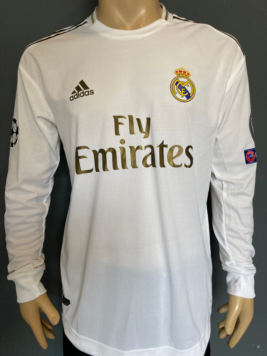 Camiseta real madrid 2020 manga larga hotsell