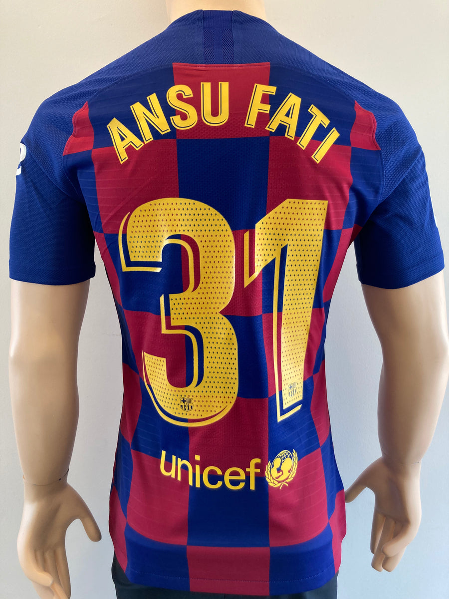 Camiseta barça ansu discount fati