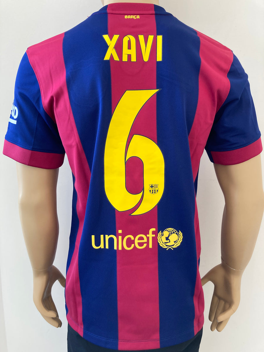 NIKE XAVI HERNANDEZ FC BARCELONA AWAY JERSEY 2013/14 –