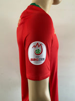 2008 EURO Portugal National Team Home Shirt Ronaldo Pre Owned Size S