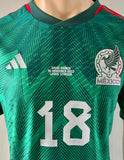 2022-2023 Mexico National Team Home Shirt Andres Guardado Player Issue Authentic New BNWT Size L