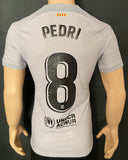 2022-2023 FC Barcelona Third Shirt Pedri La Liga Kitroom Player Issue Pre Owned Size M