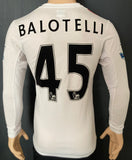 2010-2011 Manchester City Long Sleeve Third Shirt Balotelli Premier League Pre Owned Size 36 (S)