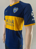 2019-2020 Boca Juniors Home Shirt Player Issue Authentic Carlos Izquierdoz Superliga Argentina Pre Owned Size L