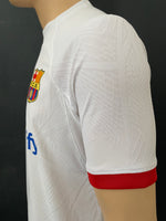 2023-2024 FC Barcelona Away Shirt Player Issue Authentic Pre Owned Size S