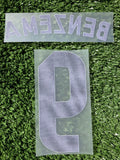 2014 - 2015 Real Madrid Set Name Benzema 9 Away Player Issue Sporting ID