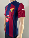 2023-2024 FC Barcelona Home Shirt Lamine Yamal El Clasico Rolling Stones Special Version La Liga BNWOT  Size M