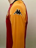 2002-2003 AS Roma Home Shirt Champions League Version Pre Owned Size XL (Fitted)