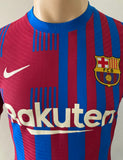 2021-2022 FC Barcelona Player Issue Authentic Home Shirt BNWT Size M