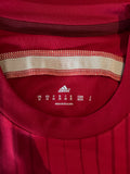 2014 Spain National Team Player Issue Home Shirt Adizero Pre Owned Size M Fitted