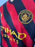 2022-2023 Puma Manchester City Long Sleeve Away Shirt Haaland Champions League DryCell BNWT