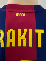 2014-2015 FC Barcelona Home Shirt Rakitić LFP Pre Owned Size S