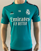 2021-2022 Valverde Real Madrid Training Shirt Kitroom Player Issue Version Pre Owned Champions Version Size Medium