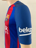 2016 2017 Barcelona Home Shirt MESSI 10 Player Issue La Liga Size M