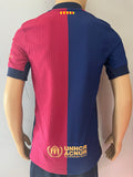 2024-2025 FC Barcelona Home Shirt Player Issue Authentic Kids Children New BNWT Multiple Sizes