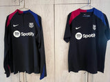 2024-2025 FC Barcelona Away Training Combo Player Issue Kitroom Pre-owned Size M
