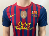 2011-2012 FC Barcelona Home Shirt Pedro Rodríguez Copa del Rey Pre Owned Size S