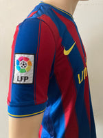 2009-2010 FC Barcelona Home Shirt Messi LFP Pre Owned Size L