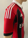 2012-2013 AC Milan Home Shirt Player Issue Techfit With Bag Special Edition New BNWT Size M Fitted