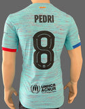2023-2024 FC Barcelona Third Shirt Pedro Gonzalez “Pedri” Player Issu Authentic Champions New BNWT Size M
