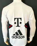 2022-2023 FC Bayern Munich Away Drill Training Top White Condivo with Sponsors New BNWT Size M