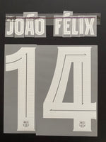 2023 2024 Barcelona FC JOAO FELIX 14 Home Shirt Name Set and Number Player Issue UCL/ Copa del Rey Adult Size TextPrint