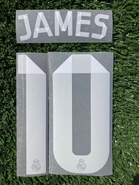 2014 - 2015 Real Madrid Set Name James10 Away Player Issue Sporting ID