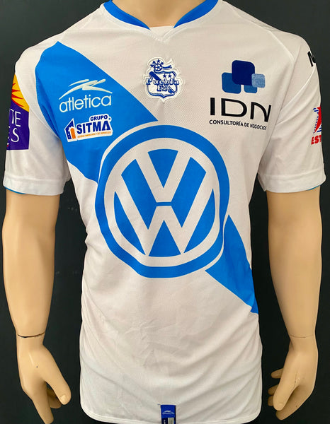 2007-2008 Club Puebla Home Shirt Volkswagen Pre Owned Size M