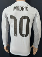 2025-2026 Real Madrid FIFA Intercontinental Champions Home Long Sleeve Shirt Modrić Bought at the Real Madrid Store New BNWT Size M fitted