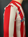 2012-2013 Atlético de Madrid Long Sleeve Home Signed Shirt Falcao Kitroom Player Issue Pre Owned Size M